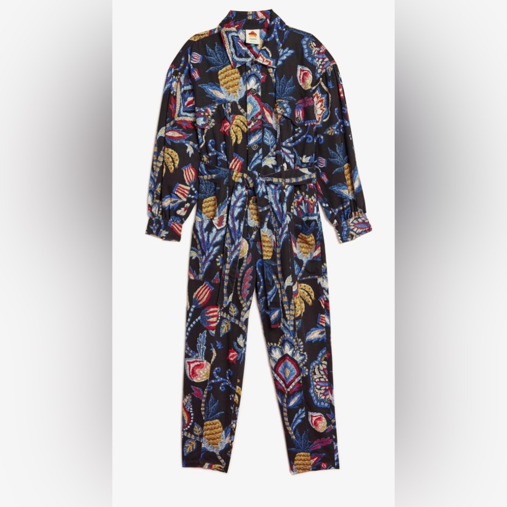 FARM Rio Multicolor Floral Jumpsuit